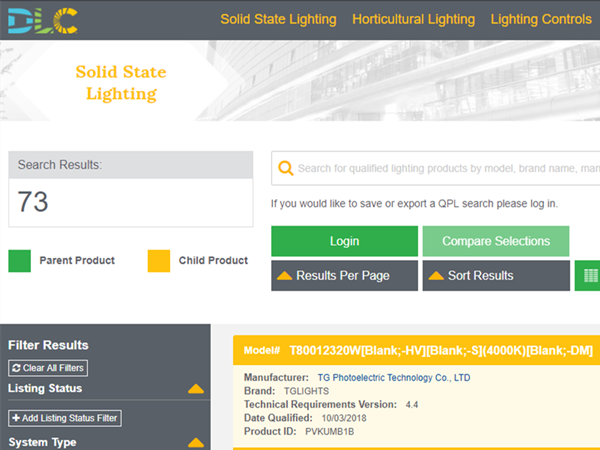 LED Qualifiée DLC